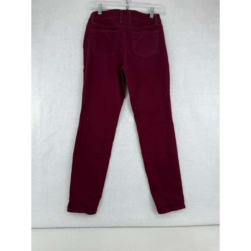 Nobo No Boundaries Skinny High Burgundy Rise Jeans Jr‎ Size 11 - Picture 2 of 5